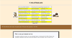 Desktop Screenshot of criticalthink.info
