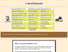 Tablet Screenshot of criticalthink.info